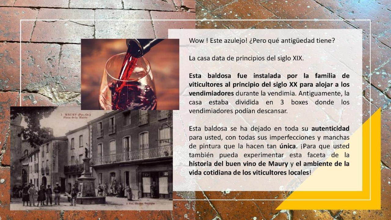 Apartamento La Tomette - Le Charme De L'Authentique Maury Exterior foto