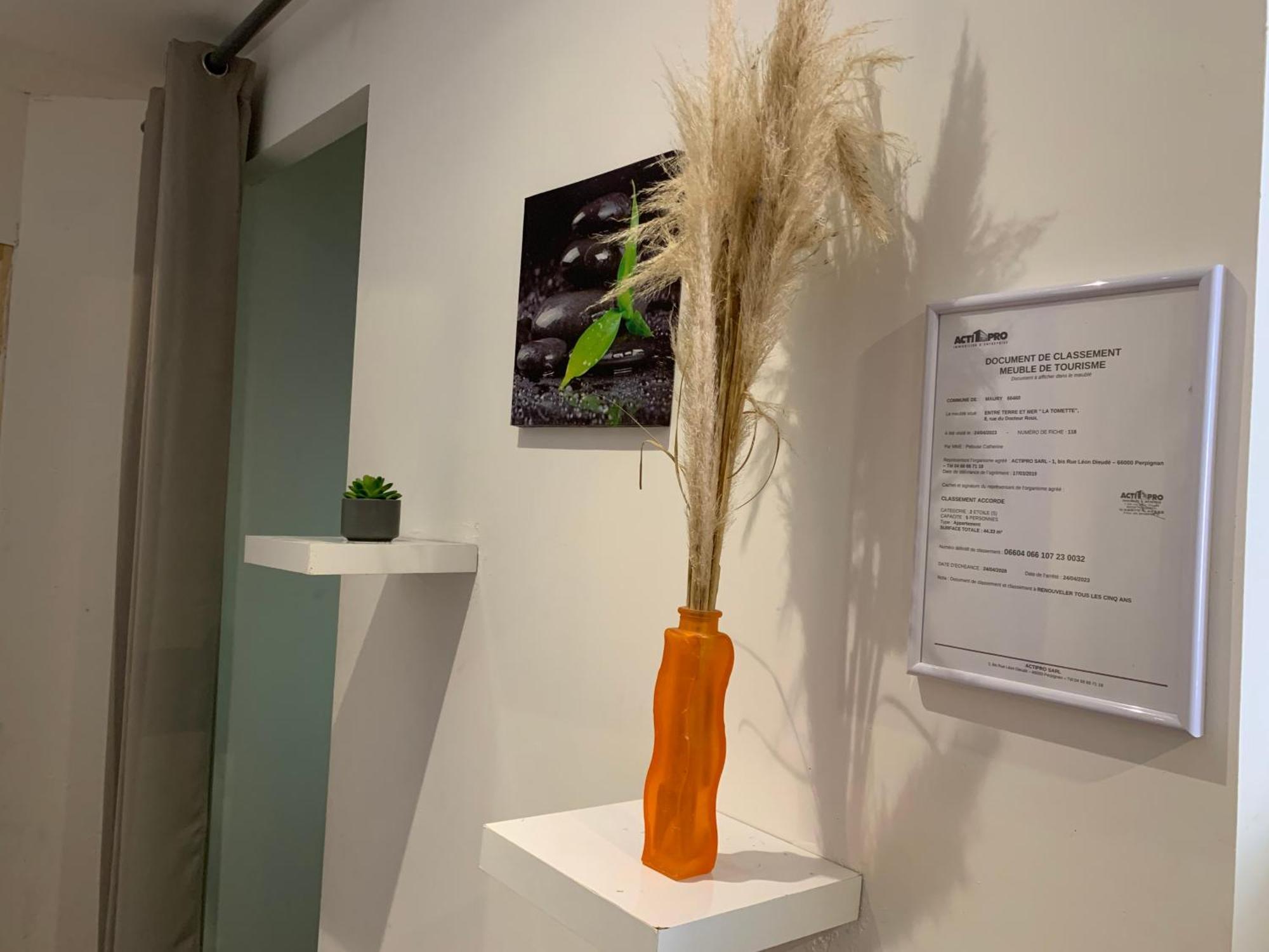 Apartamento La Tomette - Le Charme De L'Authentique Maury Exterior foto